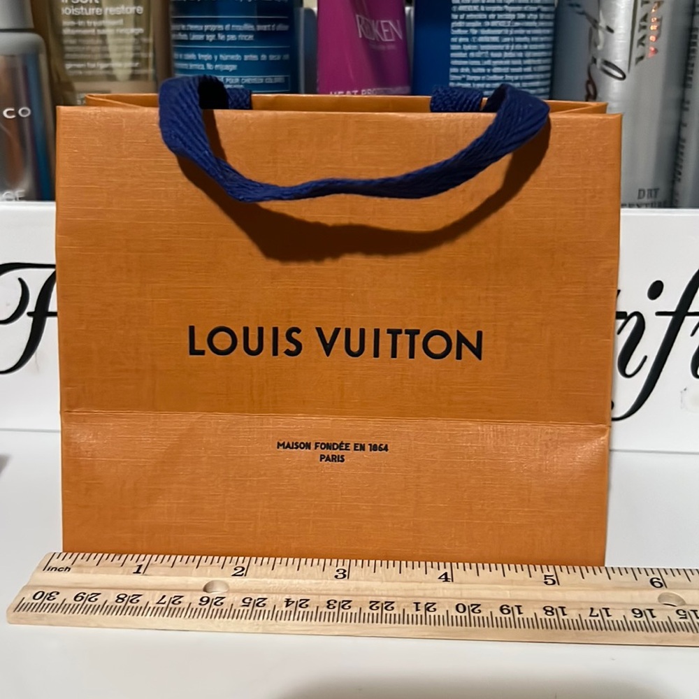 Authentic Louis Vuitton shopping bag